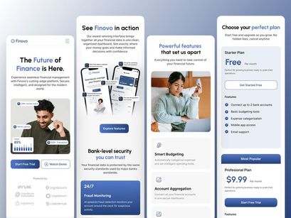 Finovo - Fintech Landing Page