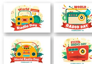 13 World Radio Day Illustration