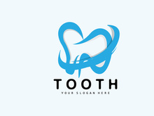 Tooth logo, Dental Health Vector, Care Brand Illustration