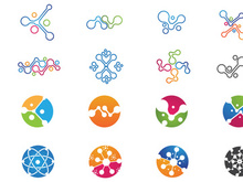Molecule Dna Logo Health Vector