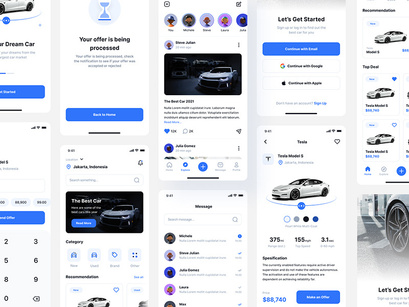 Car Marketplace App UI Kit