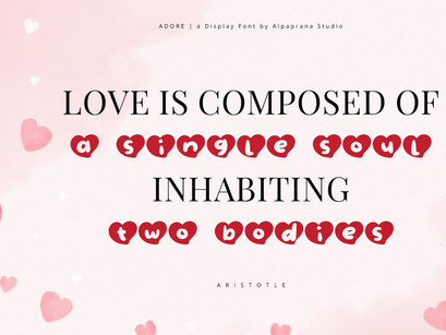 Adore - Display Font