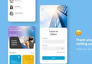 HR Smart Solutions Mobile App UI Kit