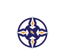 Compass logo template vector icon illustration design