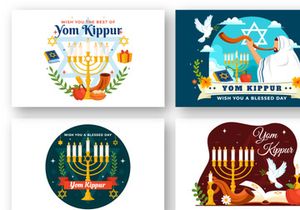 12 Yom Kippur Celebration Illustration