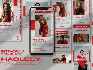 Hagleey Instagram Template preview picture