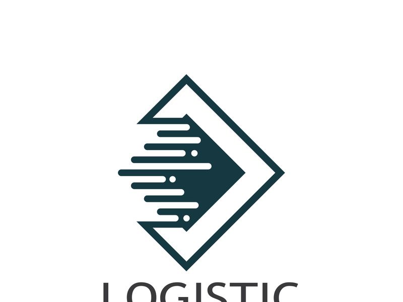 logistics logo icon illustration vector design  distribution symbol  delivery of goods  economy  finance