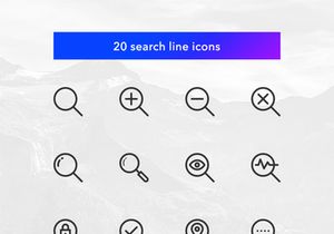 Search Icons Freebie
