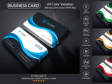 Creative Business Card Design Template preview picture