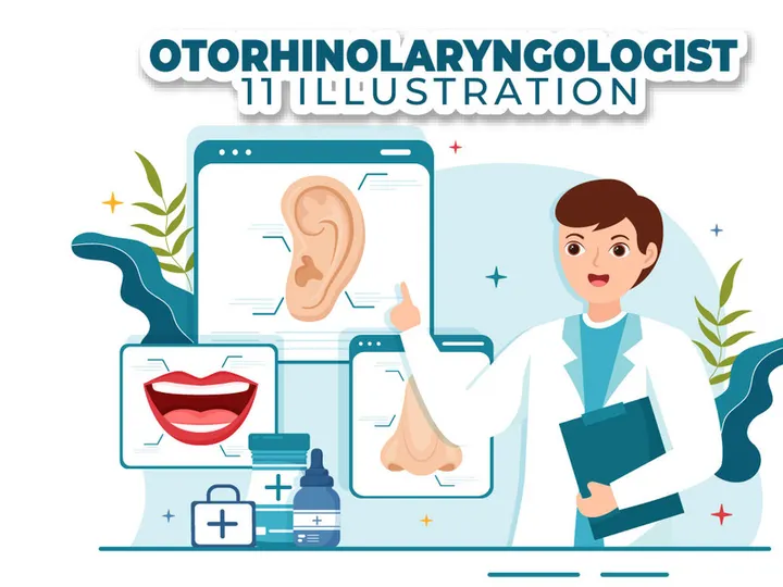 11 Otorhinolaryngologist Illustration