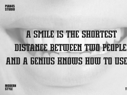 Smile Genius - Bold Slab Serif