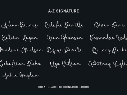 Simfony Sign | Signature font