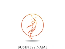 Human character logo sign illustration vector design