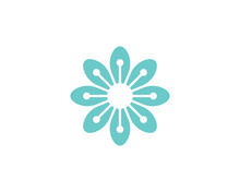 flower vector icon design template