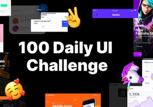 100 Daily UI Challenge: Big Collection of Elements