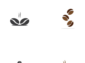 Premium coffee bean logo design. preview picture