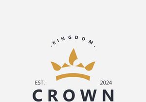 Crown logo simple design template. Vintage Crown Logo Royal King Queen concept symbol icon