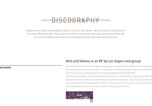 Free PSD template for a musician