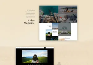 Bologna Magazine Blog Free PSD