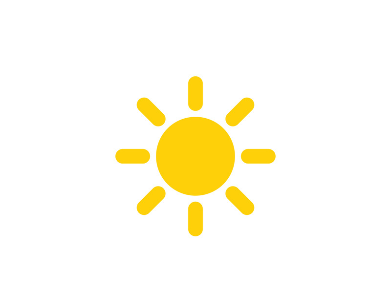 Sun Vector illustration Icon