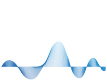 Sound waves vector illustration design template