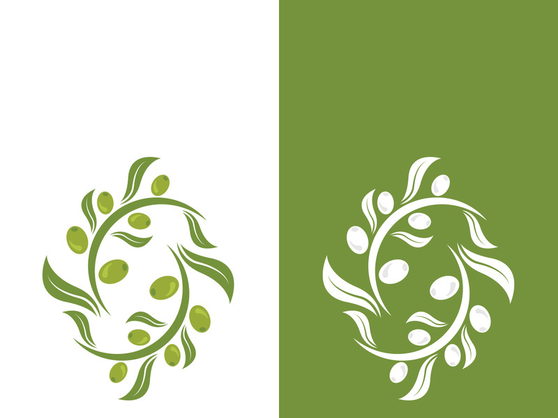 Extra virgin olive oil logo icon design vector illustration