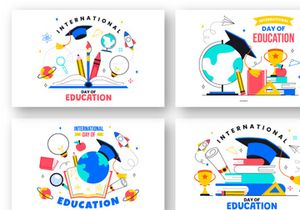 11 International Day of Education Illustration