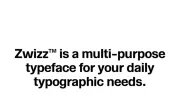 Zwizz Free Font