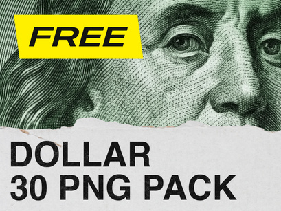 30 Dollar Processed PNG Pack