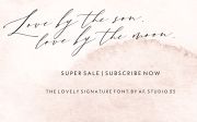 The Lovely - Signature Font