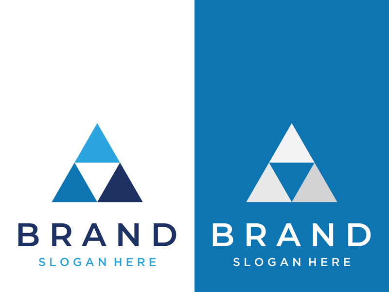 Abstract creative logo element is universal, can be used for business, brand, company, business card, property or building.