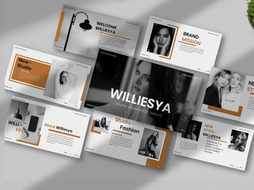Williesya Creative Powerpoint Template preview picture