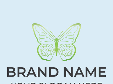 Butterfly logo design preview picture