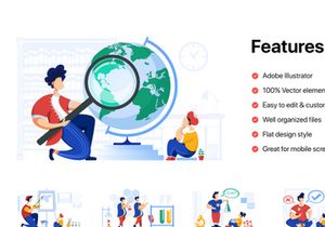 Kids Education Illustration Pack
