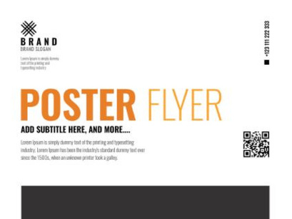 Free PSD Flyer and Poster Layout