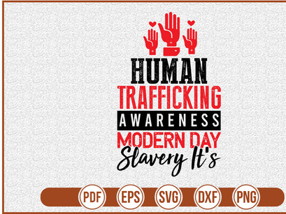 Human Trafficking Awareness Modern Day Slavery Its