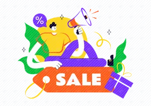 8 Discount Vector Illustration