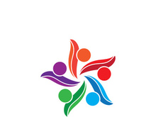 Community logo business template and icon people vector