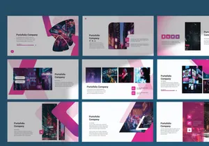 Night Dark Free Presentation Template