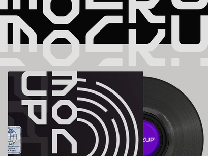 Vinyl Record Mockup