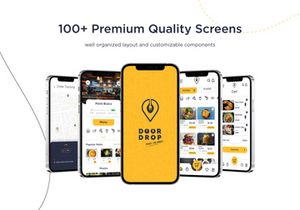 Door Drop - Figma food delivery UI Kit