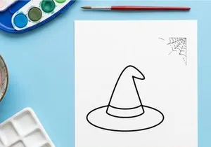 Simple party hat icon isolated on white background. Minimalist celebration accessory vector illustration for festive events.