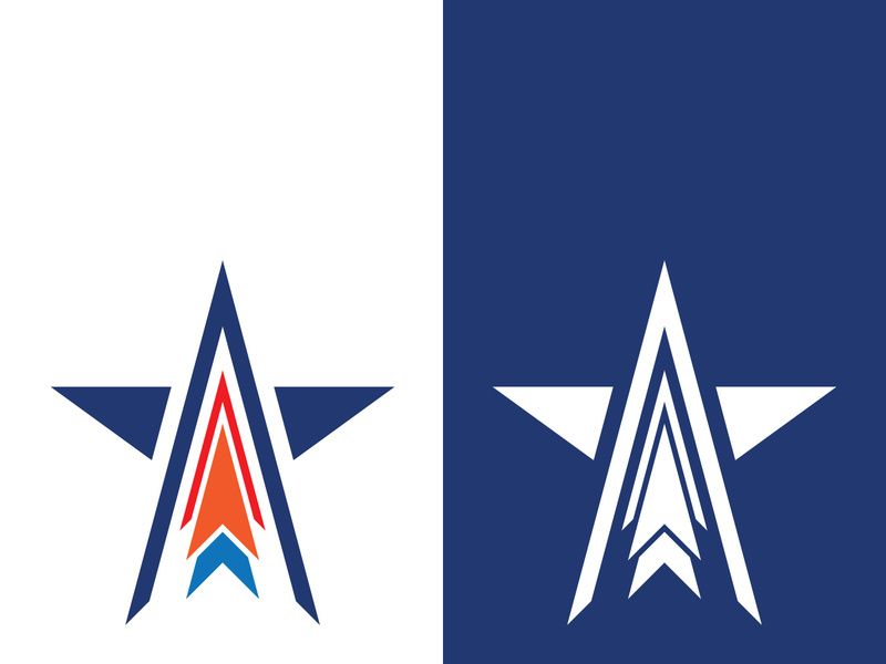 Star icon template vector illustration design