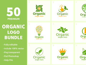 50 Organic Logo Bundle preview picture