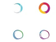 Colorful circle abstract logo