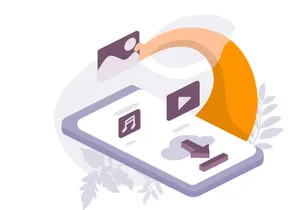 Call to Action flat Illustration