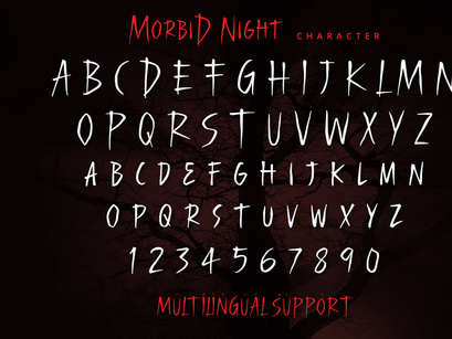 Morbid Night - Display Font