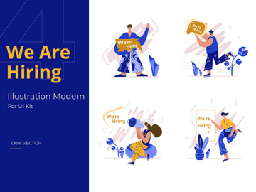 We Are Hiring Illustration preview picture