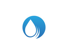 Water drop Logo Template vector