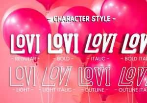 LOVI - Fun Display Font